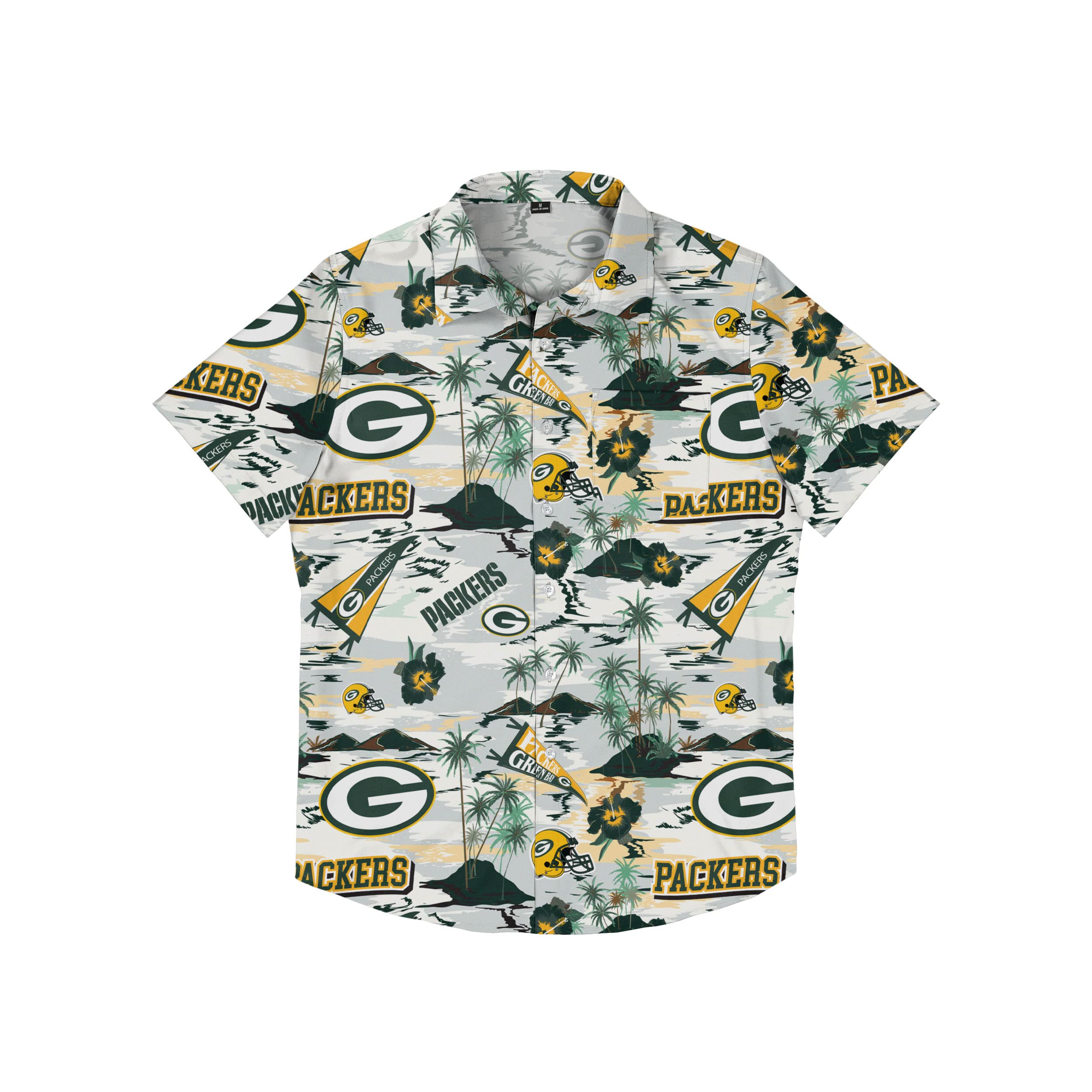 Green Bay Packers Floral Shirt