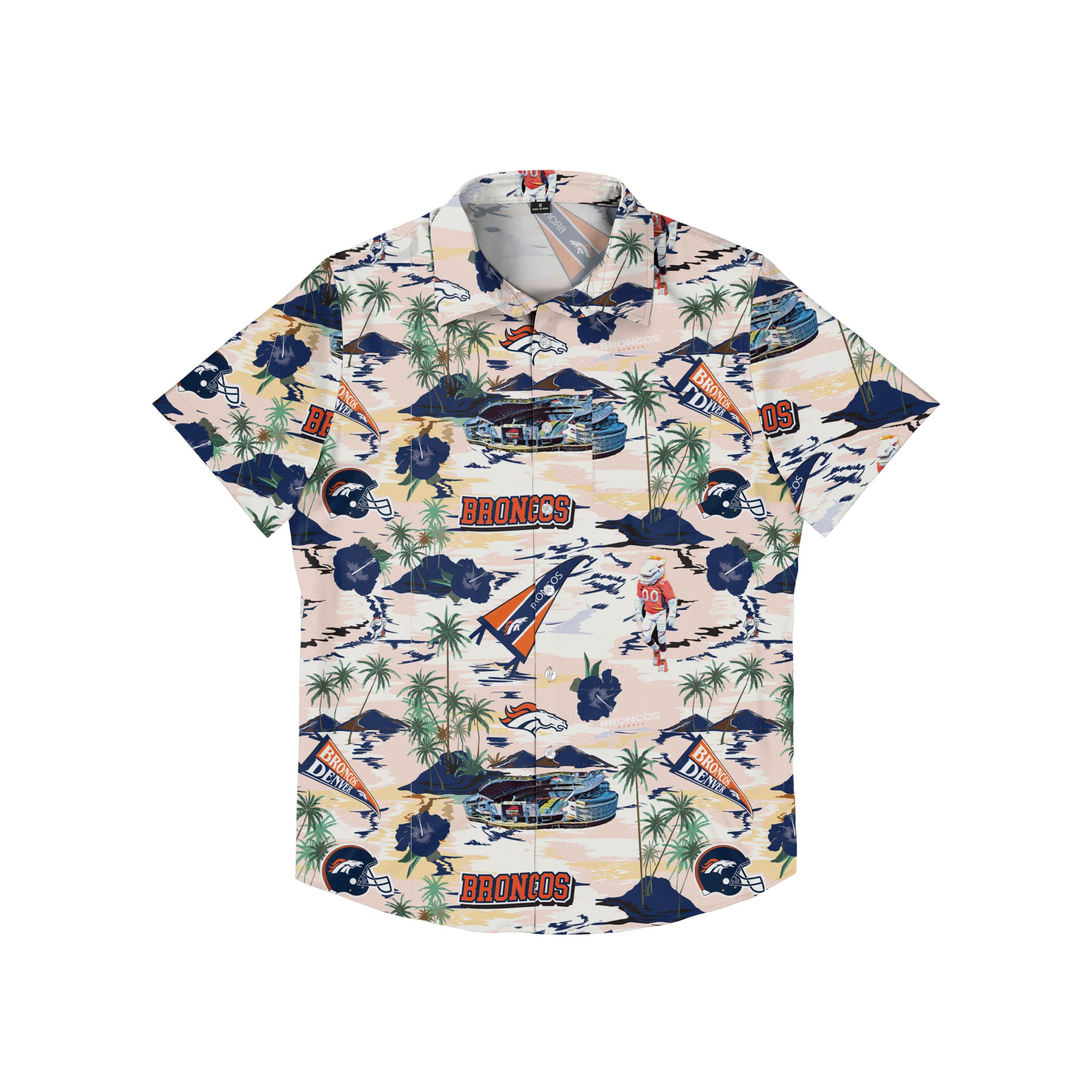 Denver Broncos Floral Shirt
