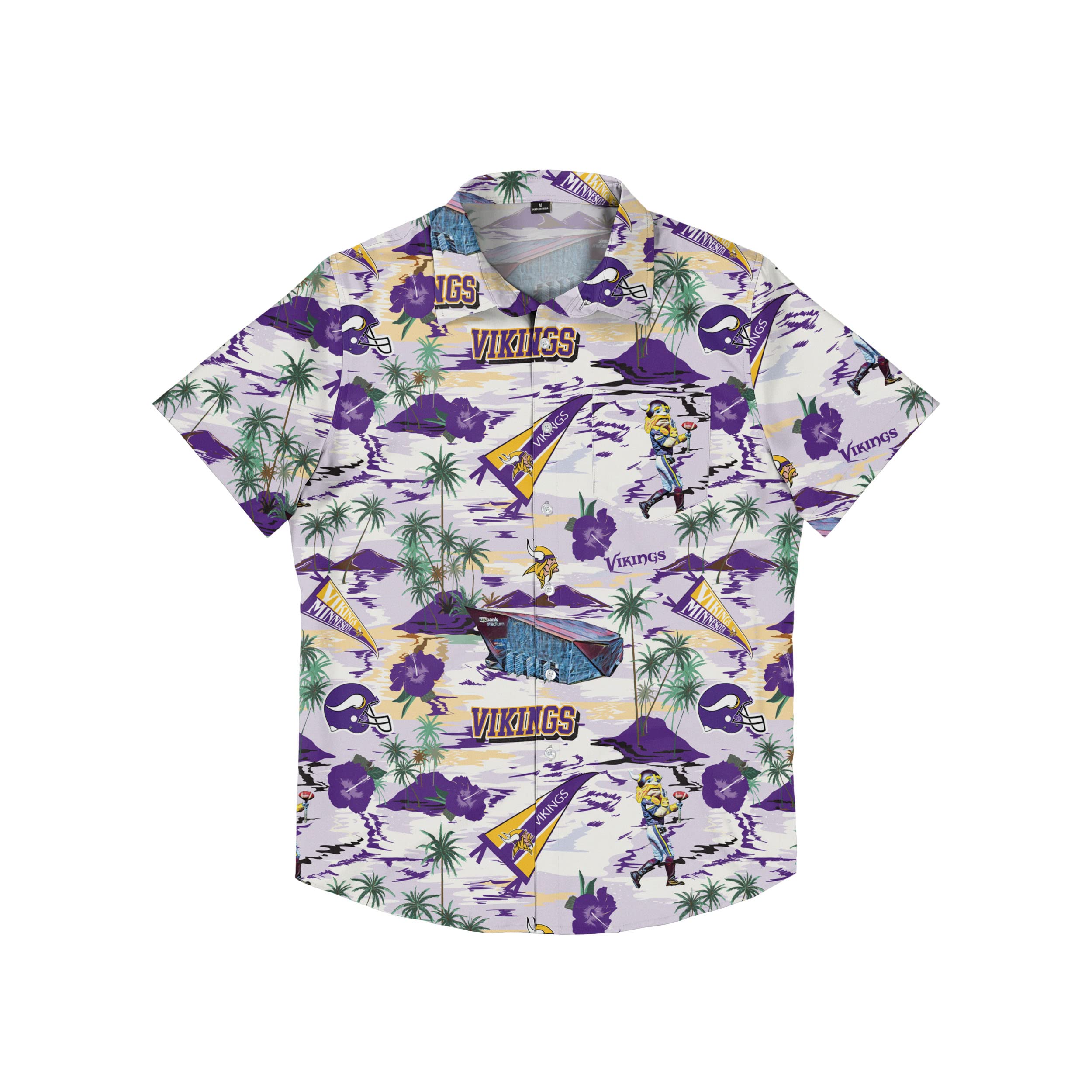 Minnesota Vikings Floral Shirt