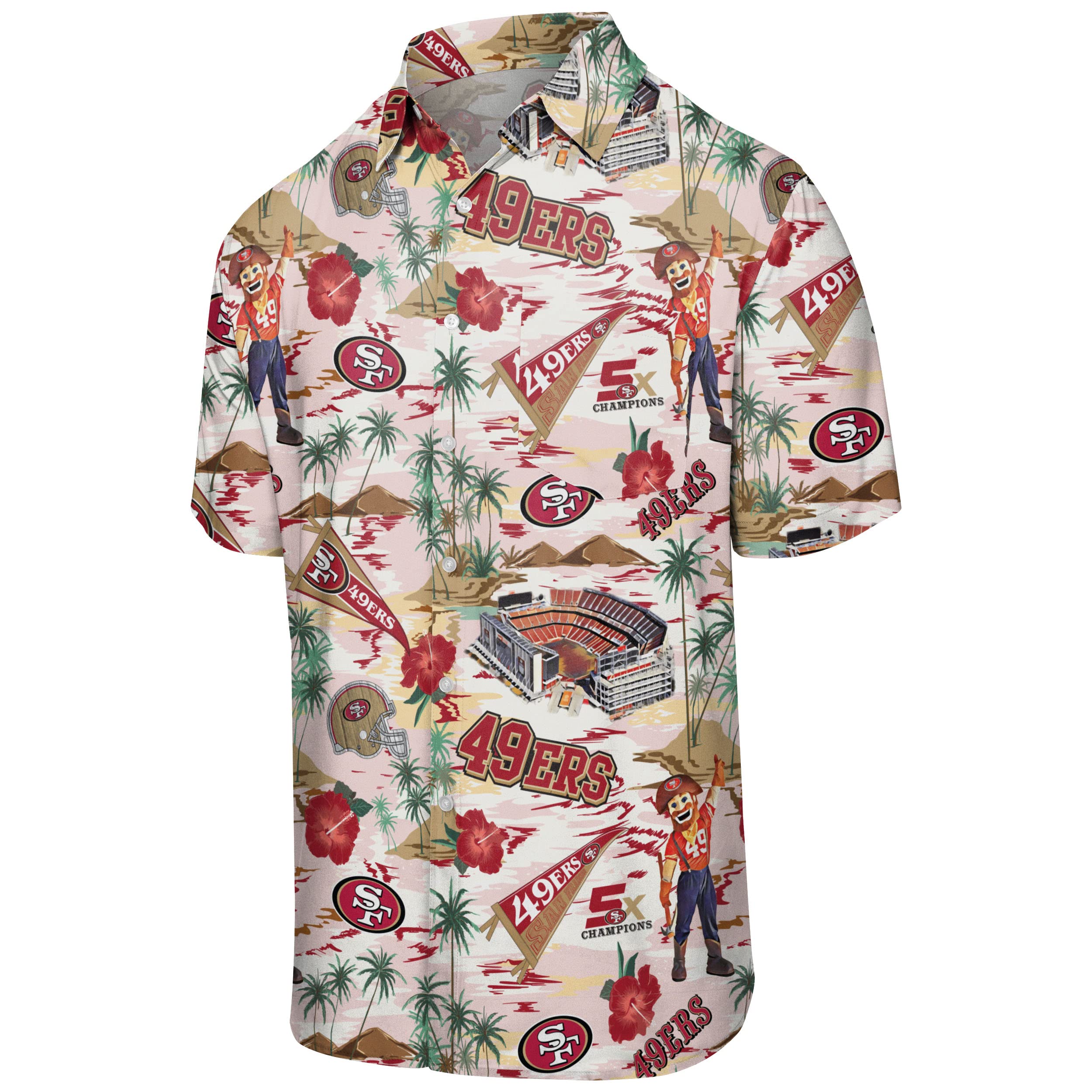 San Francisco 49ers Hawaiian Shirt
