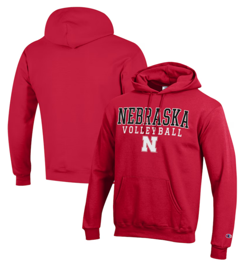 Nebraska Volleyball Hoodie Sweatshirt