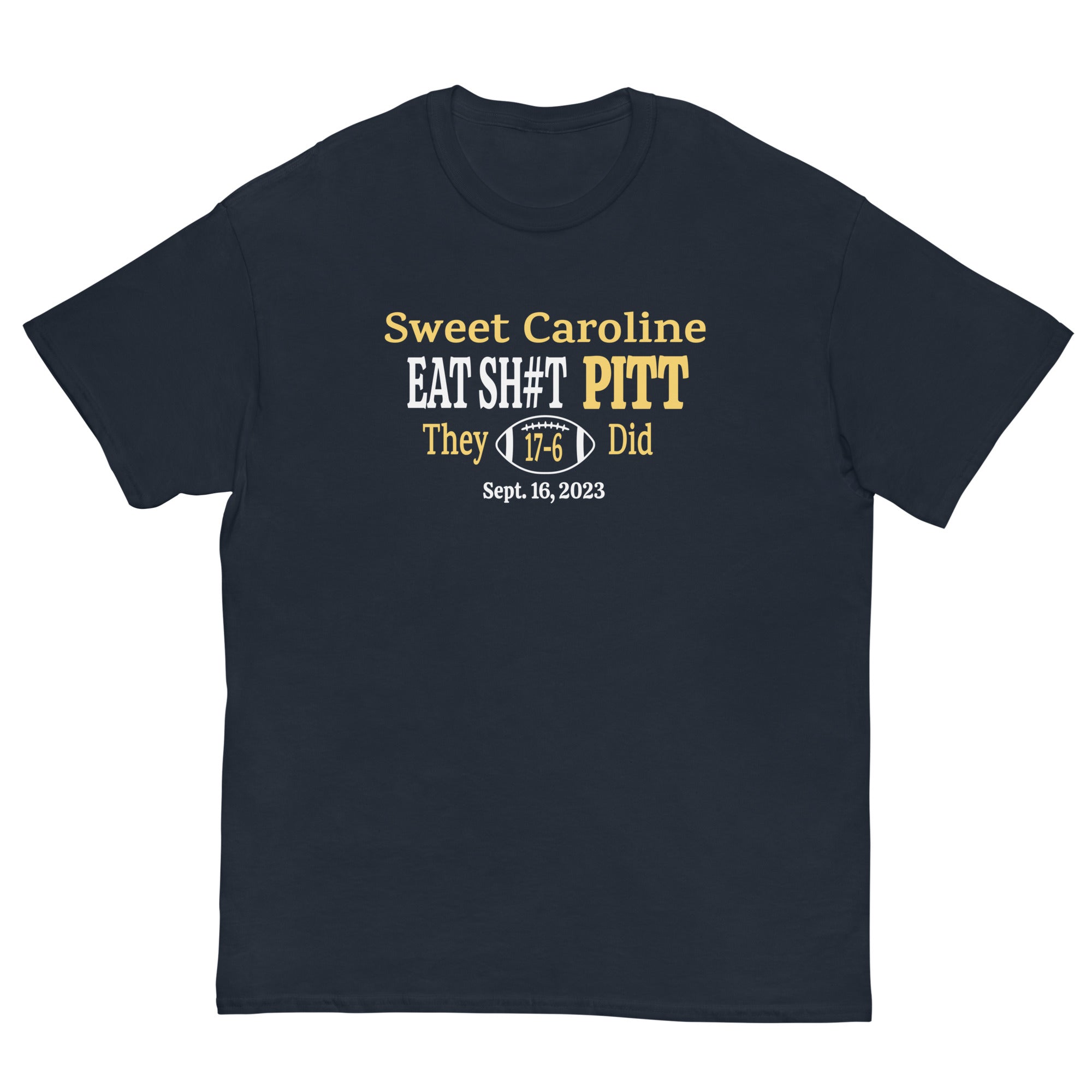 West Virginia Football Fans Eat Shit Pitt Score T-Shirt