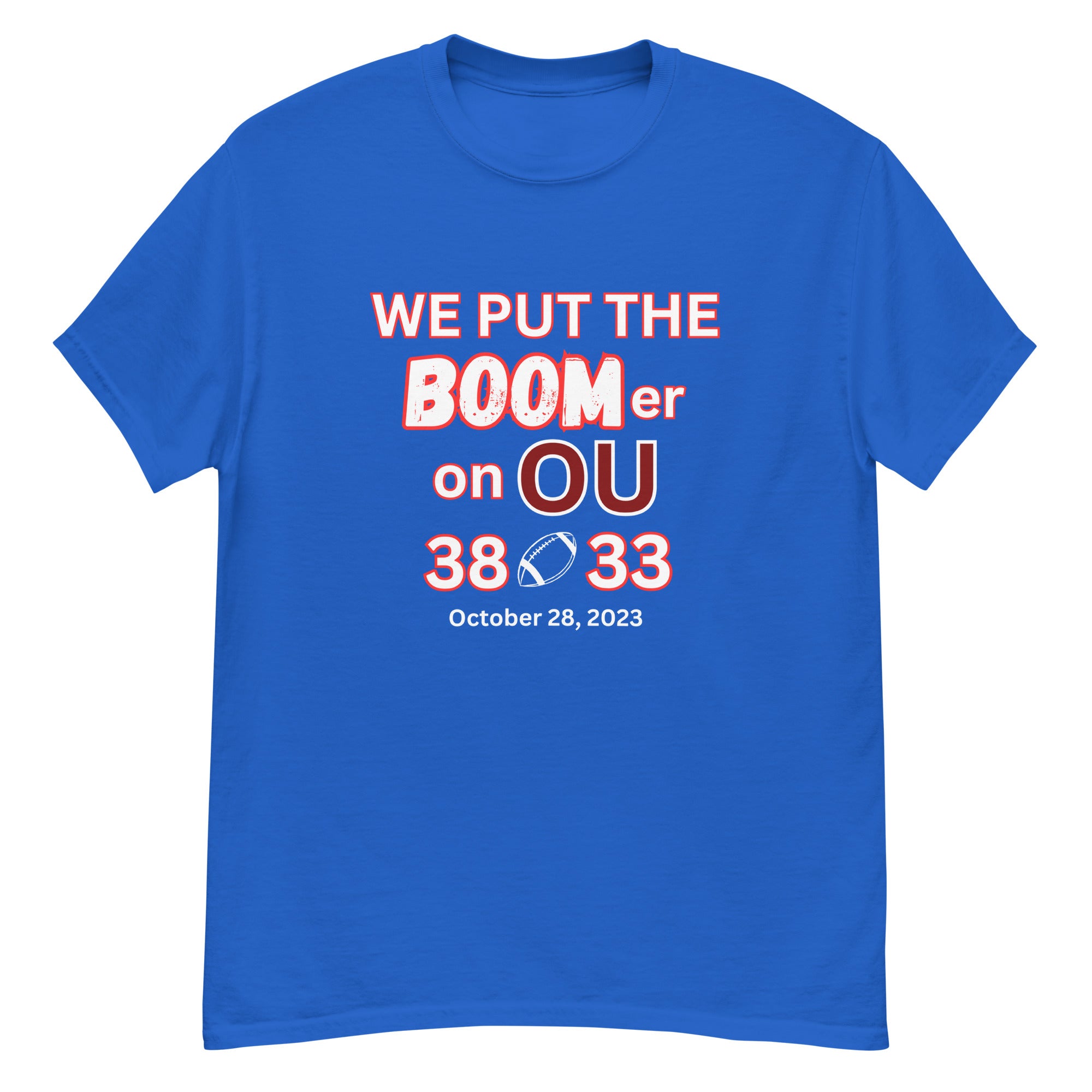 Kansas Put The Boom on OU Score T-Shirt