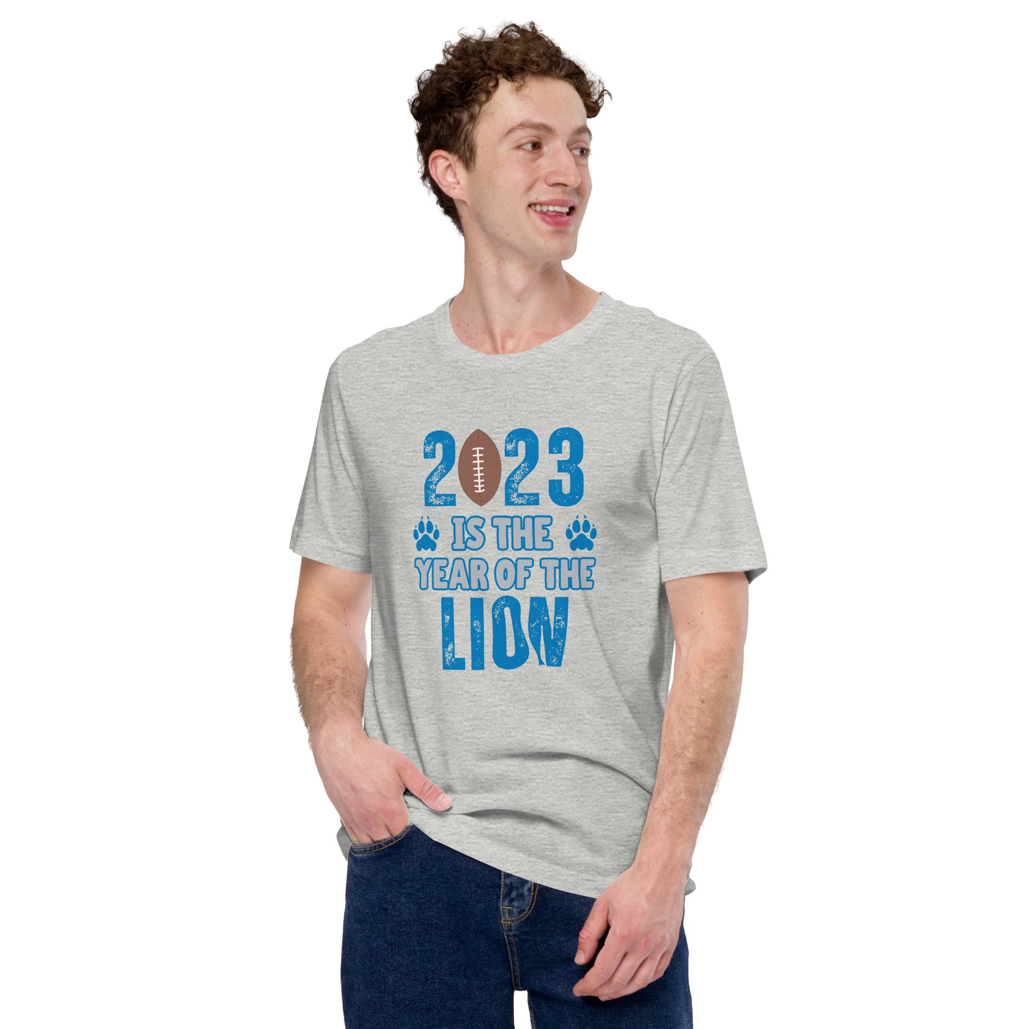 2023 is the Year of the Lion T-Shirt for Detroit Football Fans