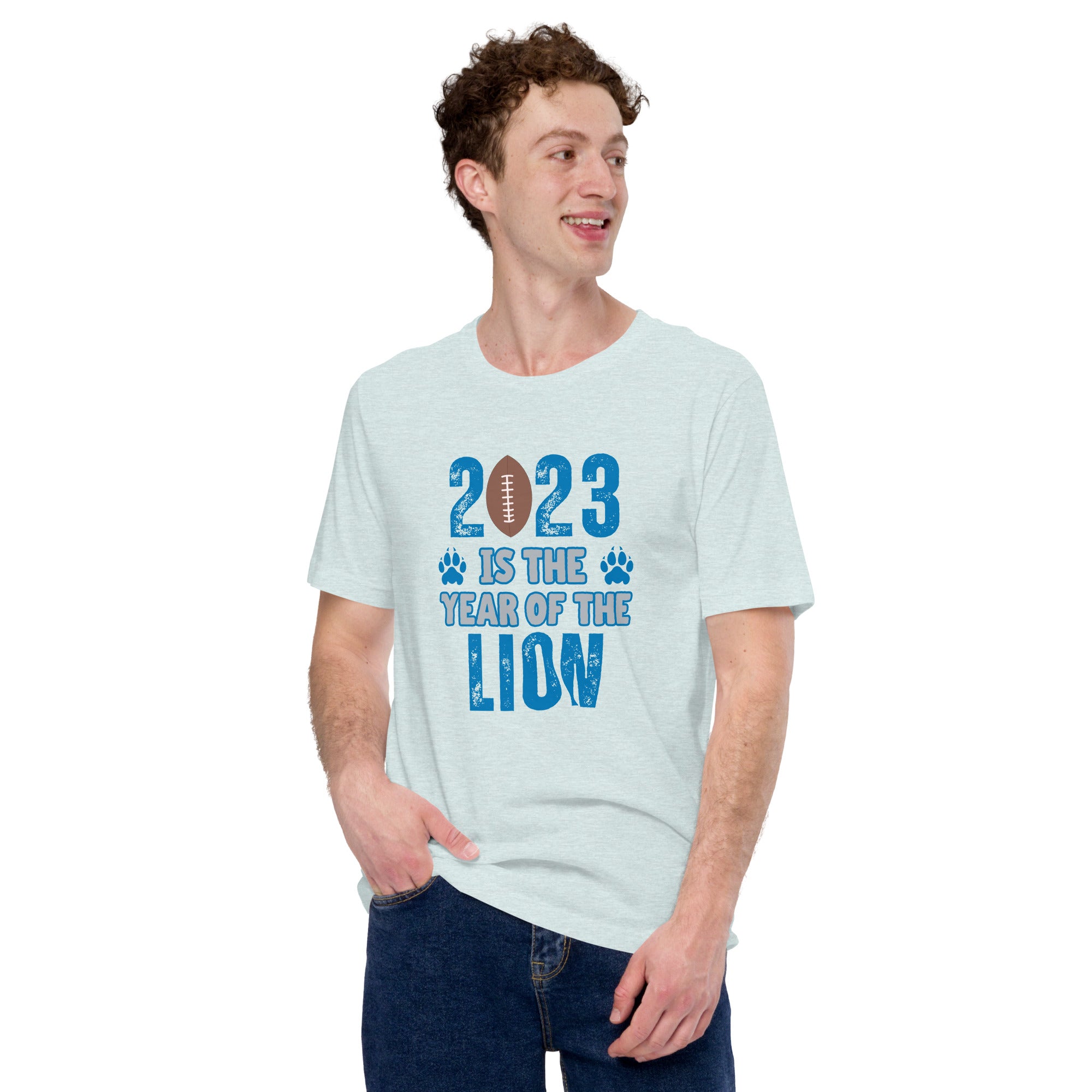 2023 is the Year of the Lion T-Shirt for Detroit Football Fans