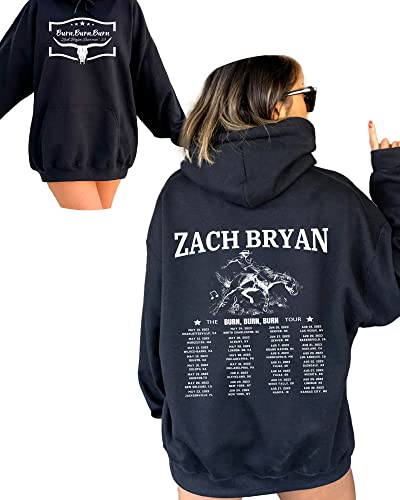 Zach Bryan Concert Tour T-Shirt for 2023 Burn Burn Burn