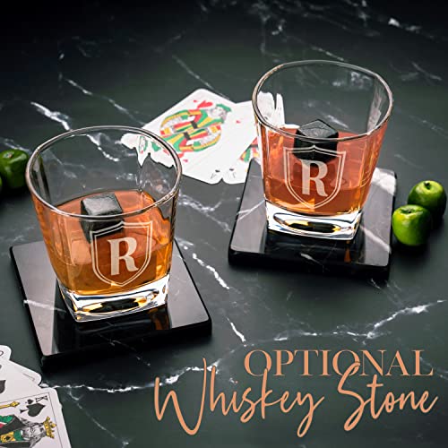 Personalized Whiskey Decanter Set With 5 Design Options