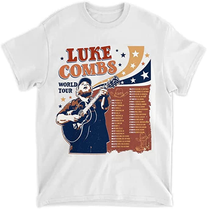 Luke Combs 2023 World Tour Concert T-Shirt