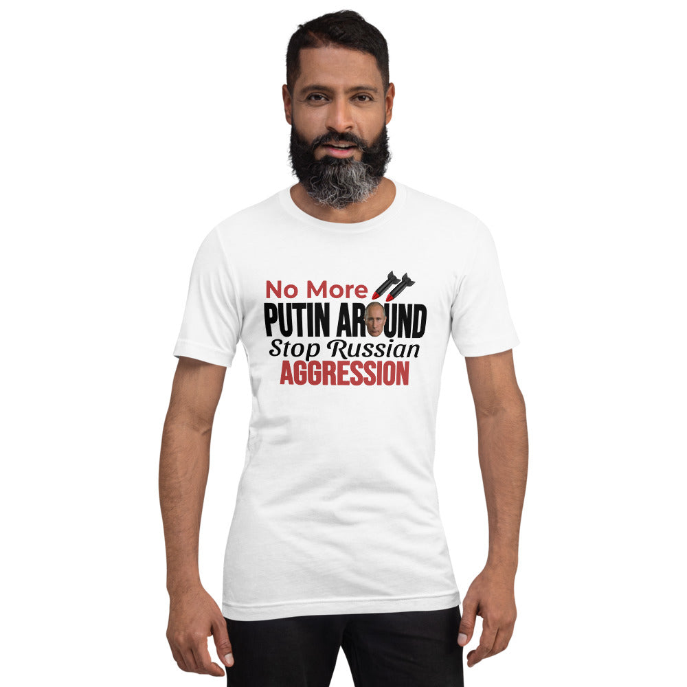 No More Putin Around Anti Vladimir Putin Russian T-Shirt